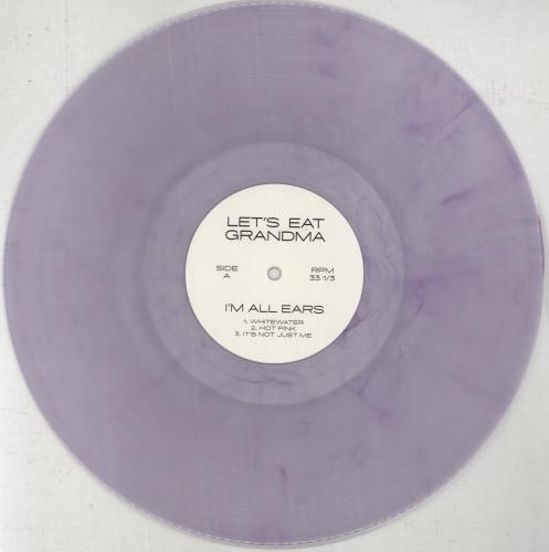 Let's Eat Grandma – I'm All Ears LP Let's Eat Grandma I'm All Ears - Clear & Purple Marbled